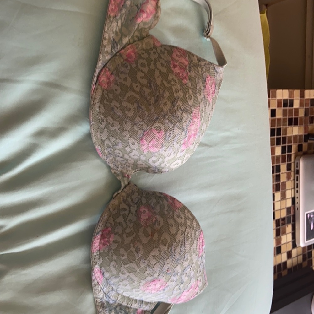 Pink bra